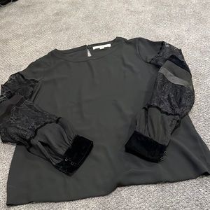Black Lace Blouse